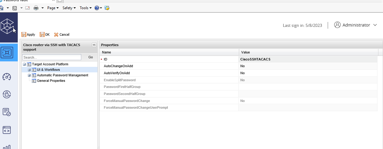 CyberArk - CPM - Cisco Router with Domain Logon support