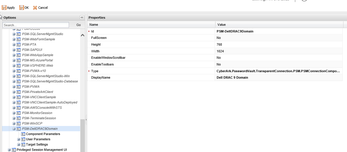 CyberArk - PSM - iDRAC v9 - Connect via Domain User Account